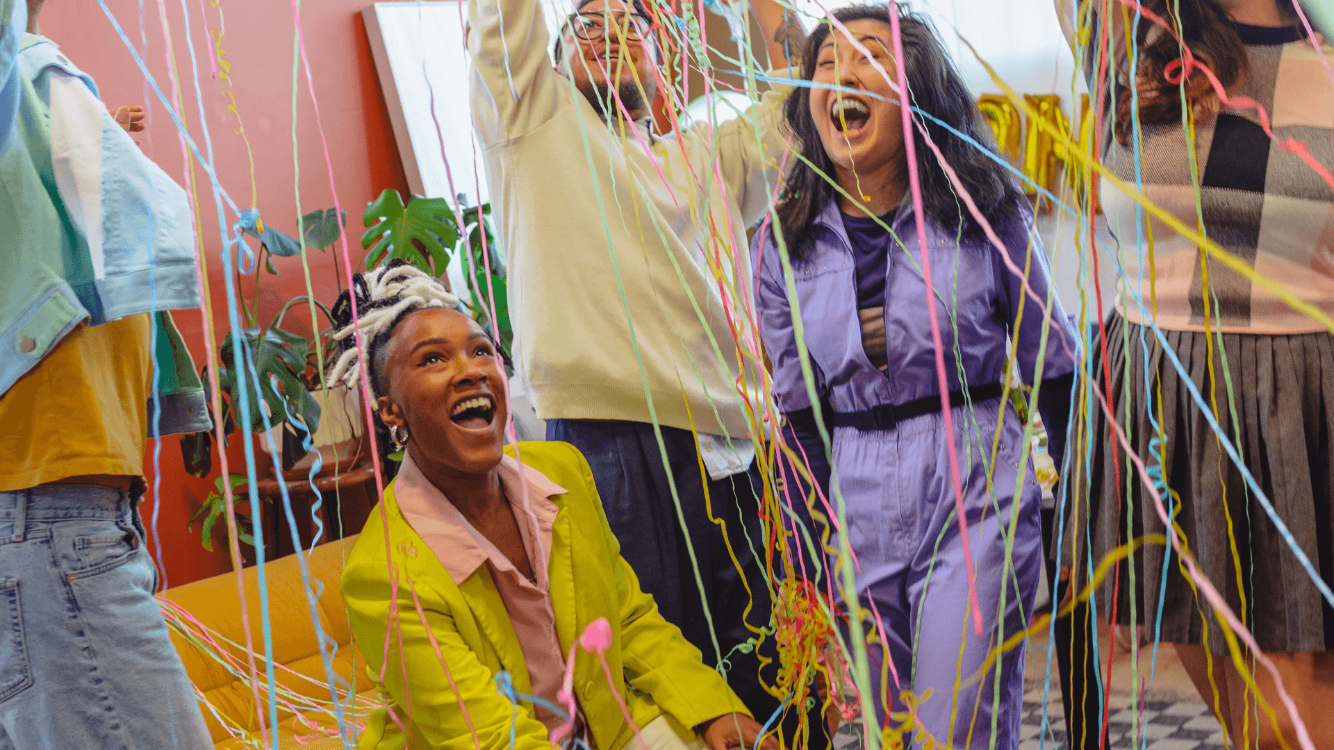 A regular tapping their phone at a partner café counter